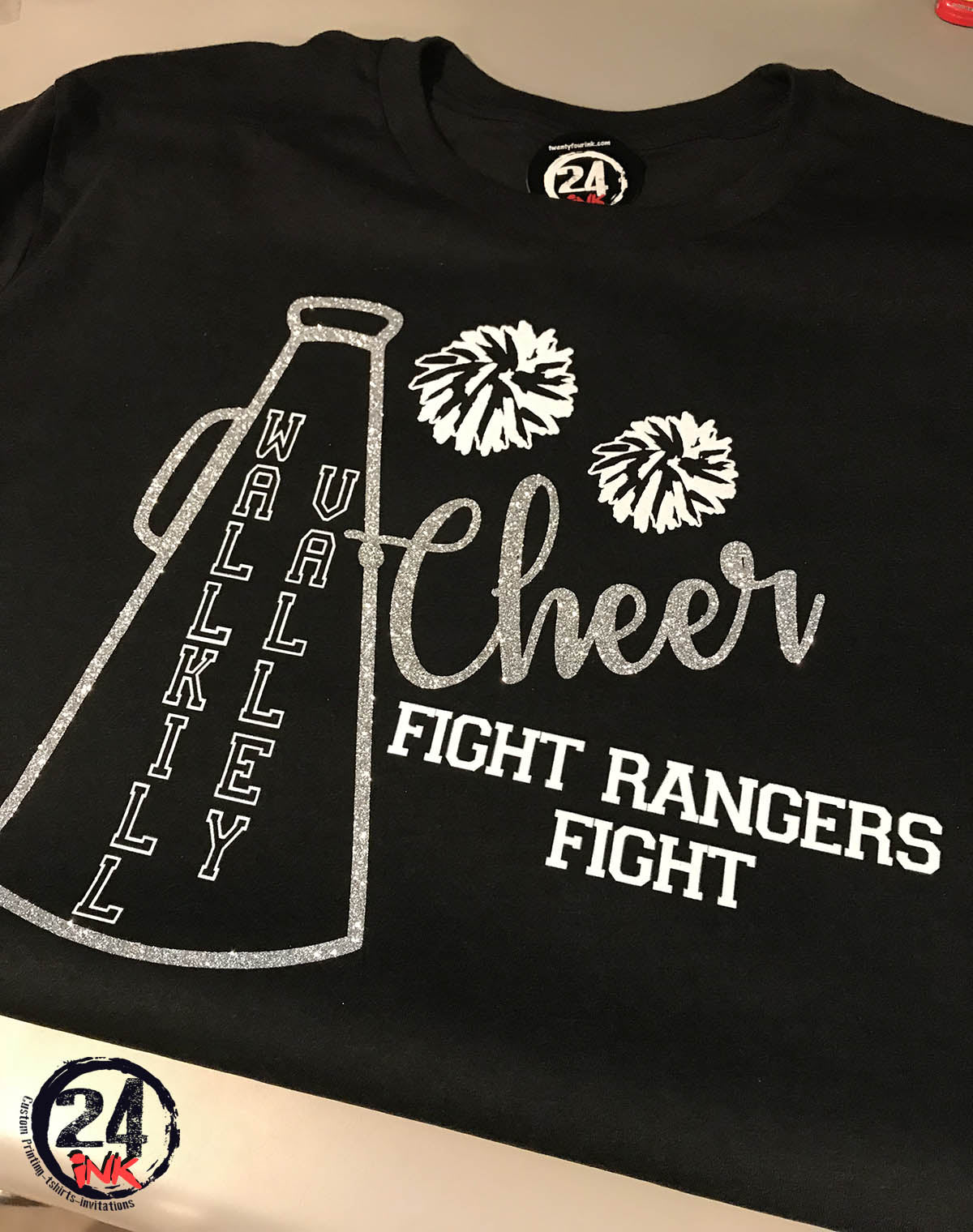 Cheer T-Shirt (your team colors can be designed)