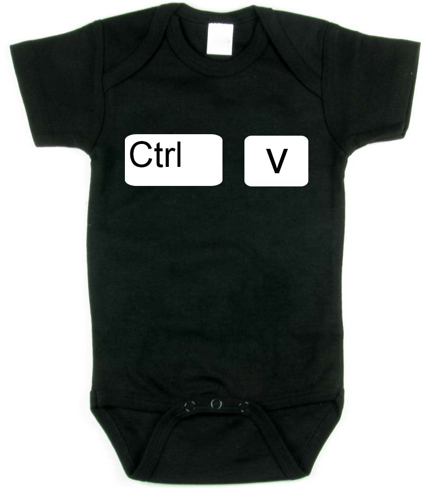 Ctrl C Ctrl V matching t-shirt set