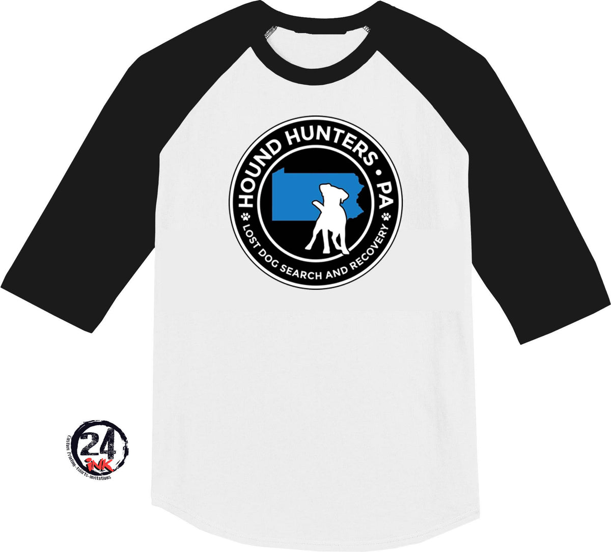 Hound Hunters raglan shirt