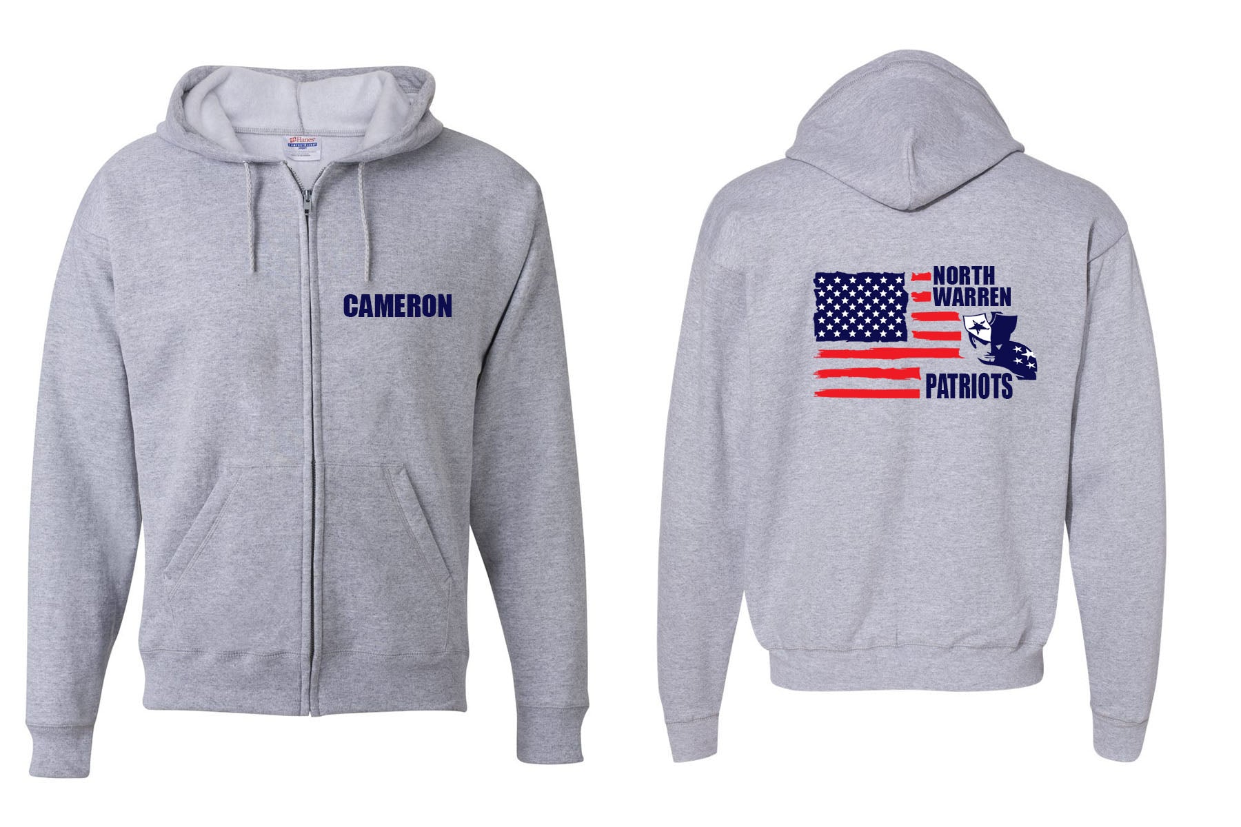 North Warren Zip up Sweatshirt