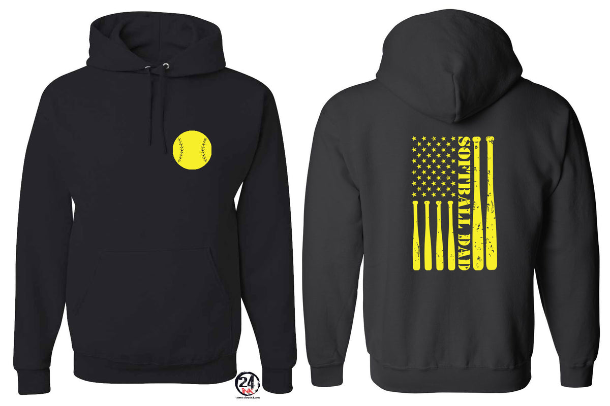 Softball Dad Hooded Sweatshirt