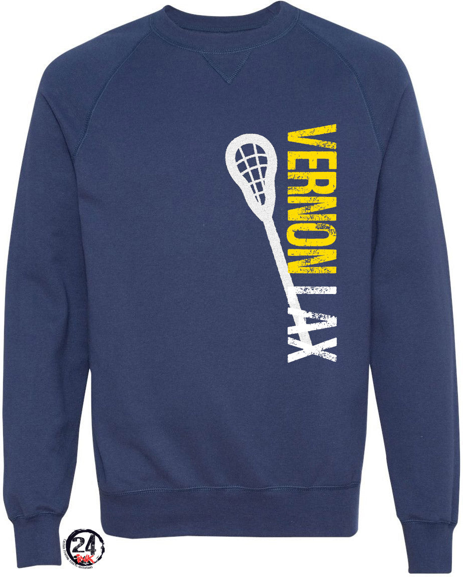 Vernon LAX Distressed non hooded sweatshirt