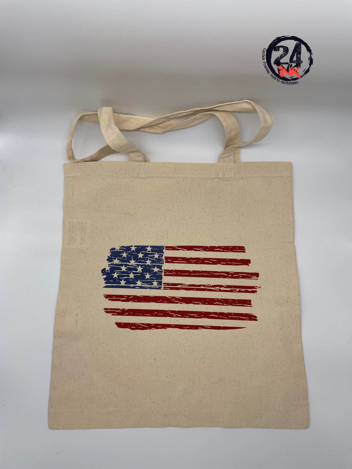 American Flag Tote Bag
