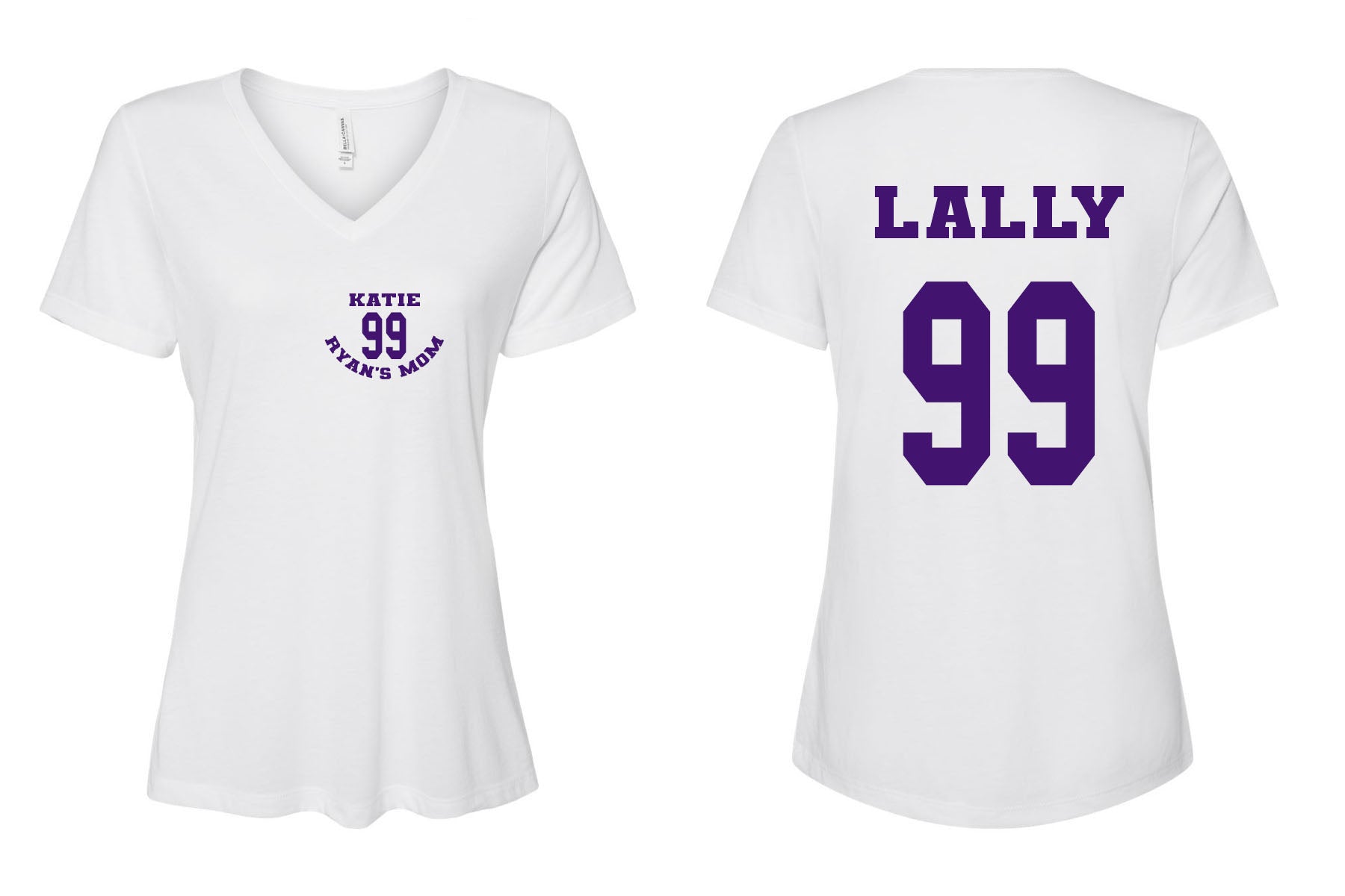 Soccer mom V-neck T-Shirt