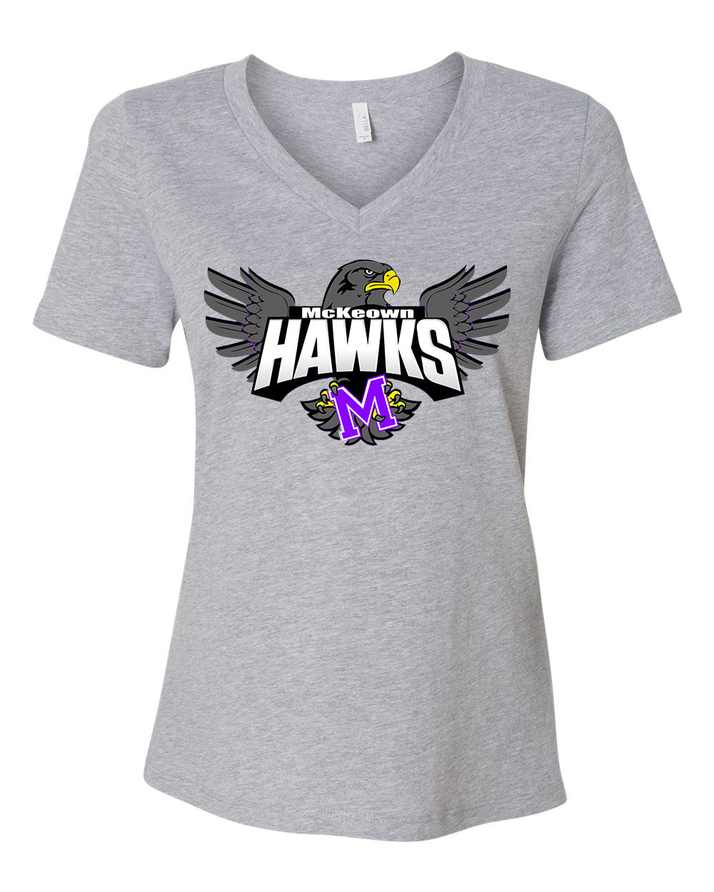 Flying Hawk V-neck T-Shirt