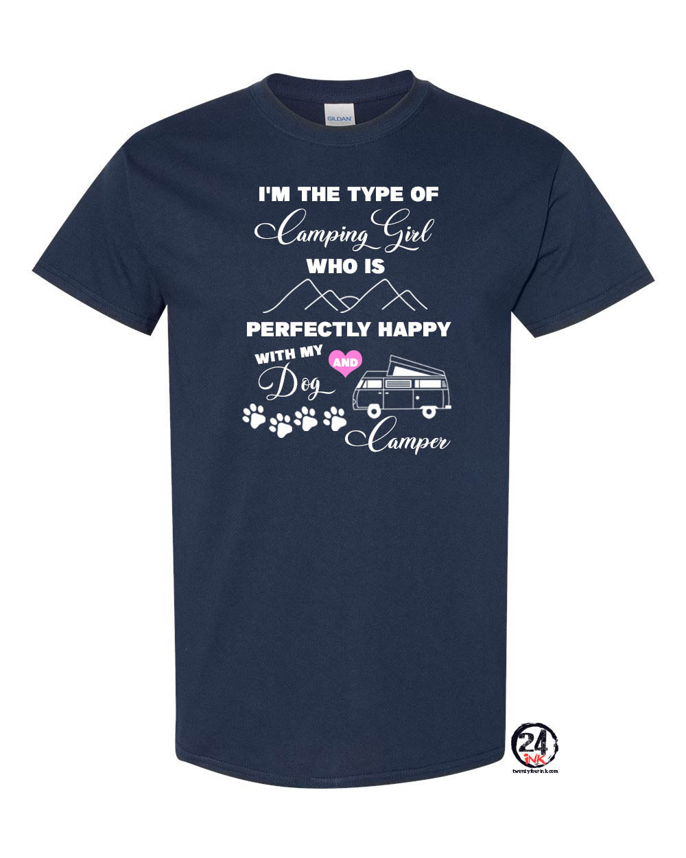 Dogs and Camping T Shirt
