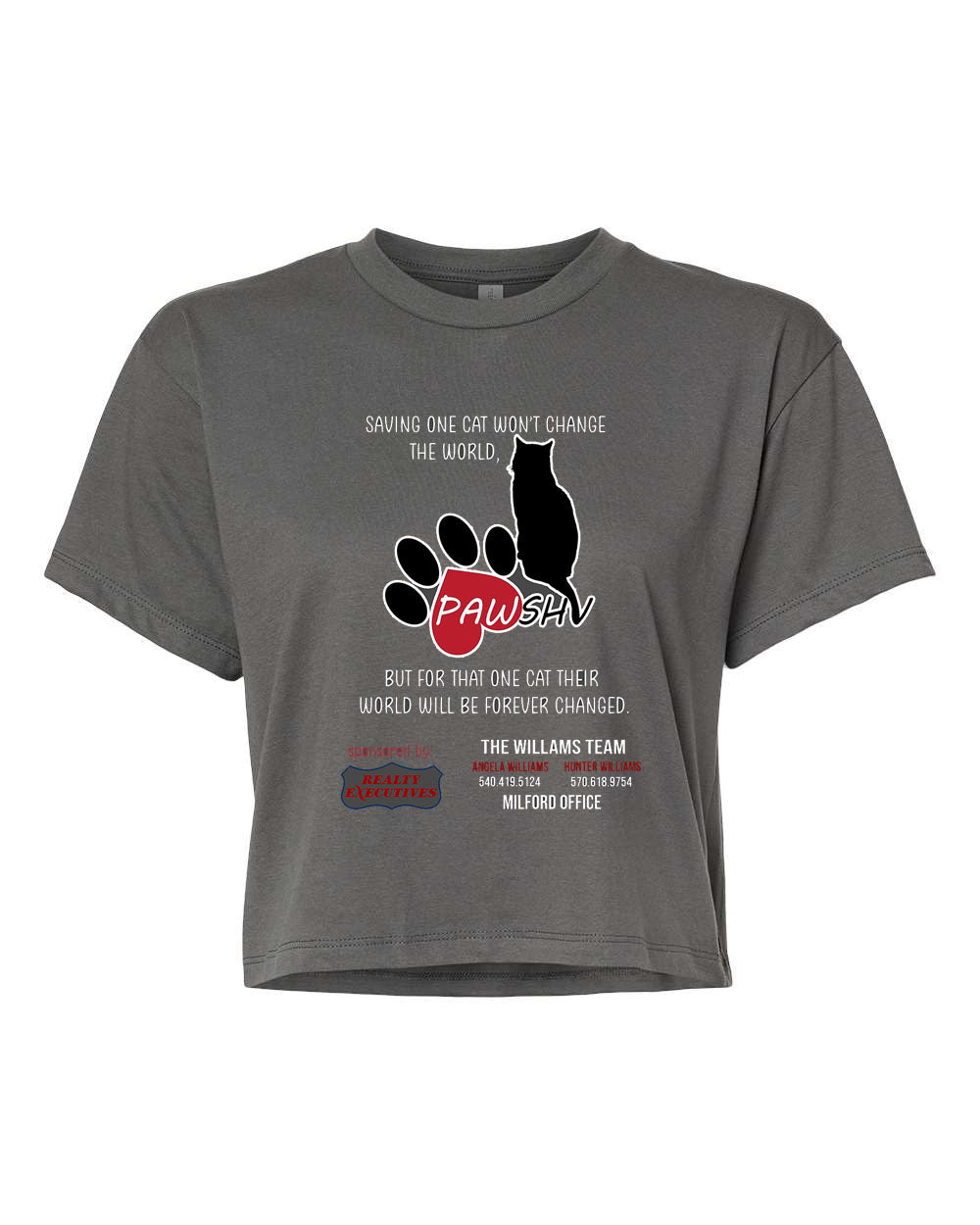PAWSHV Rescue Design 2 Crop Top