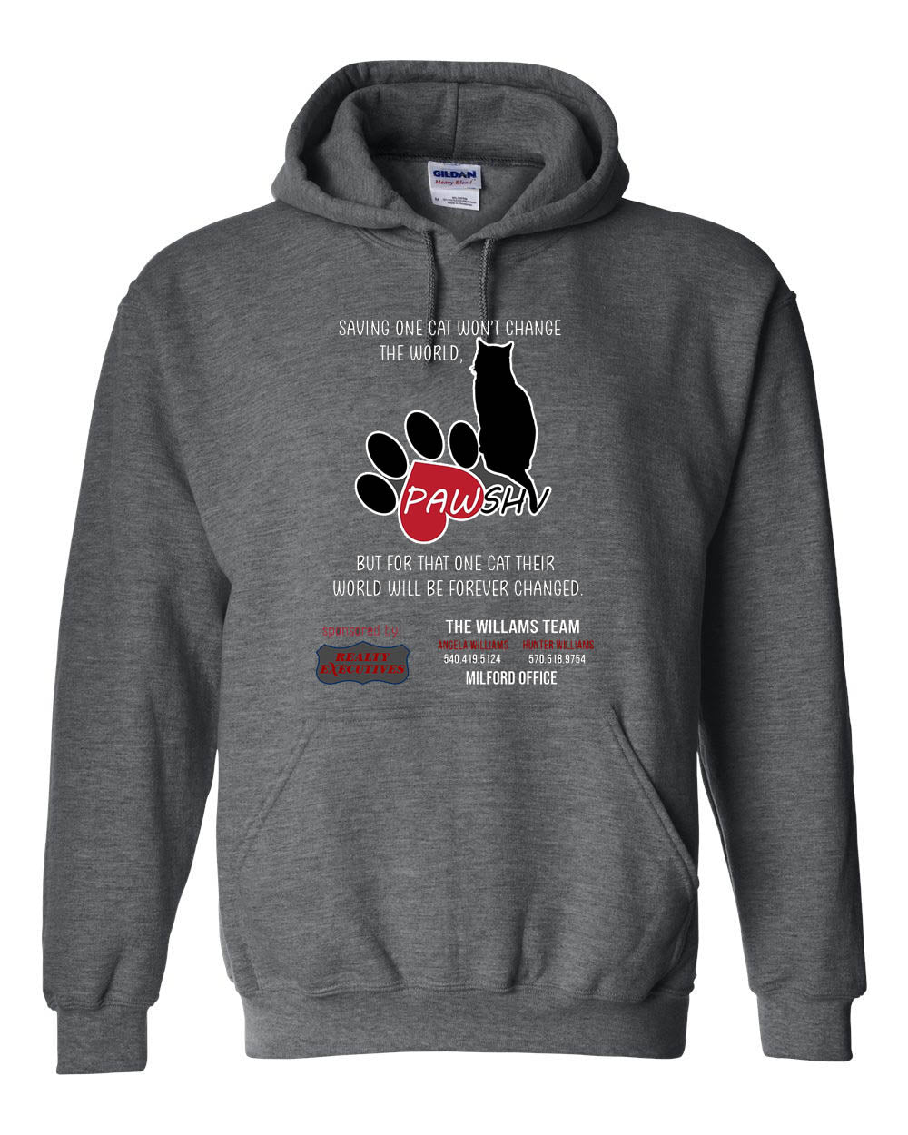 PAWSHV Rescue design 2 Hooded Sweatshirt