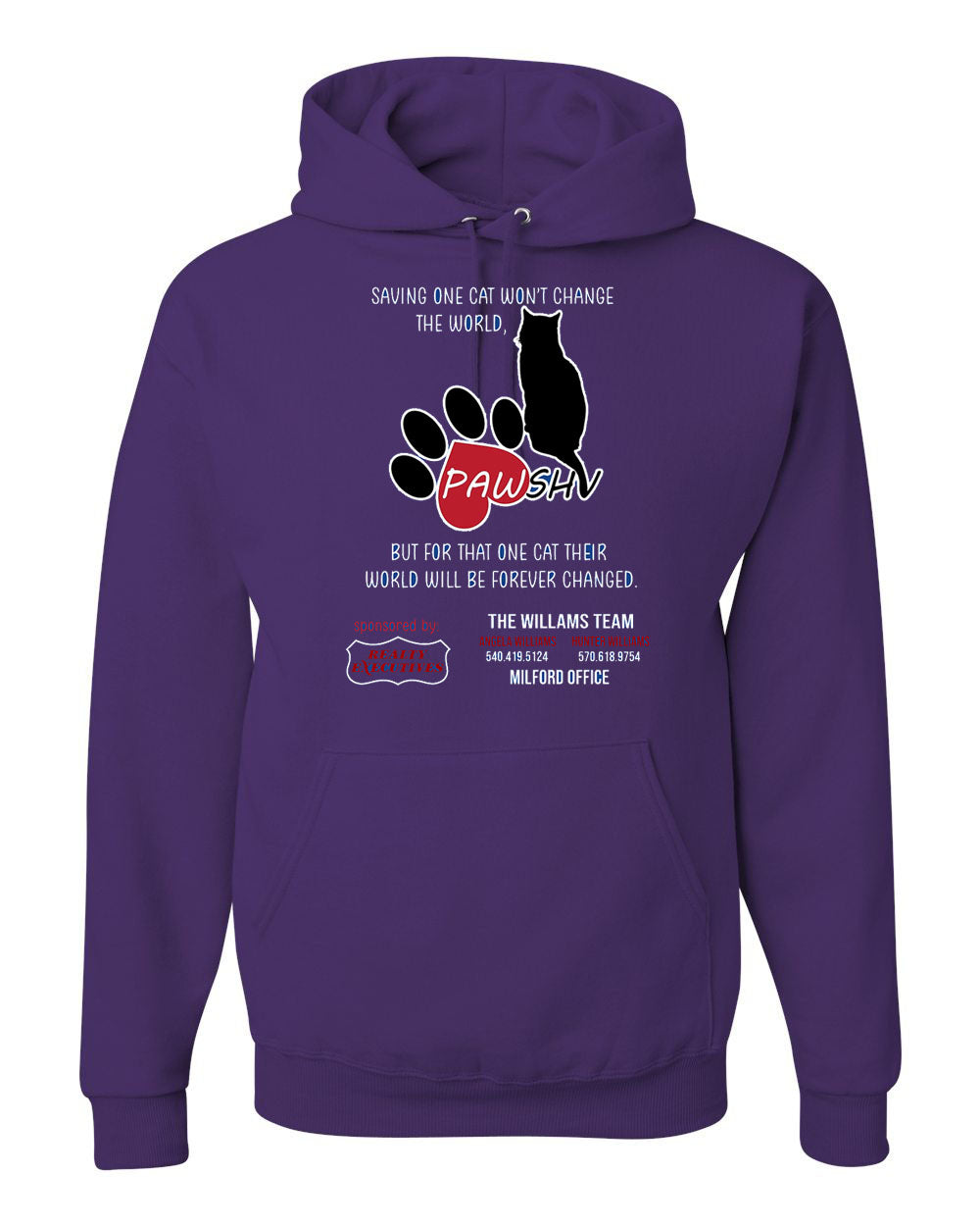 PAWSHV Rescue design 2 Hooded Sweatshirt