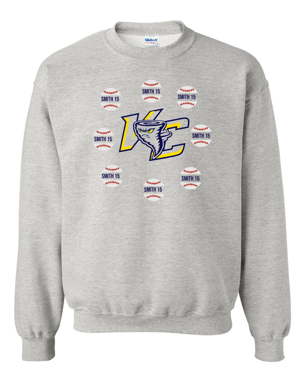 Cyclones Design 2 non hooded sweatshirt