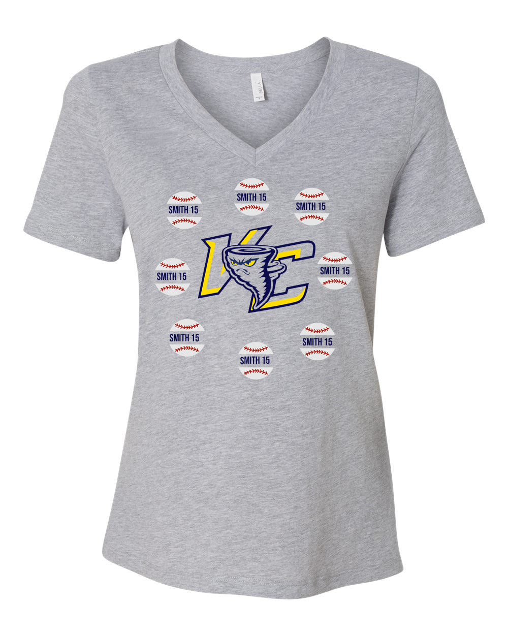 Cyclones Design 2 V-neck T-Shirt
