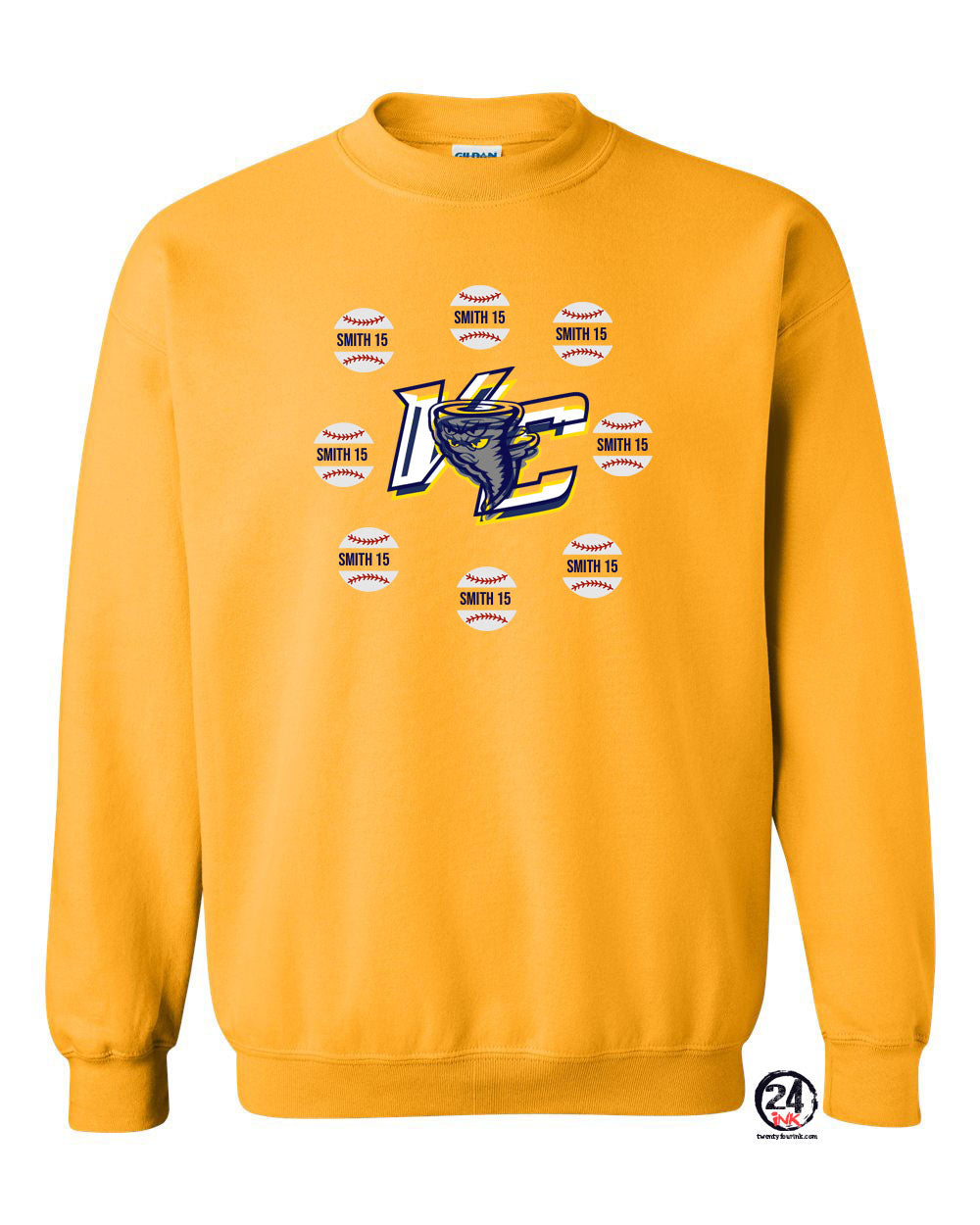 Cyclones Design 2 non hooded sweatshirt