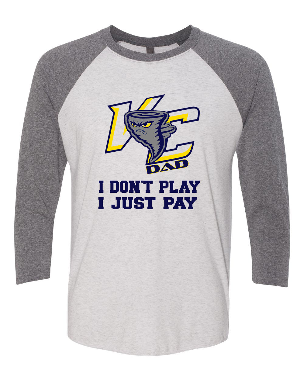 Cyclones Design 3 raglan shirt