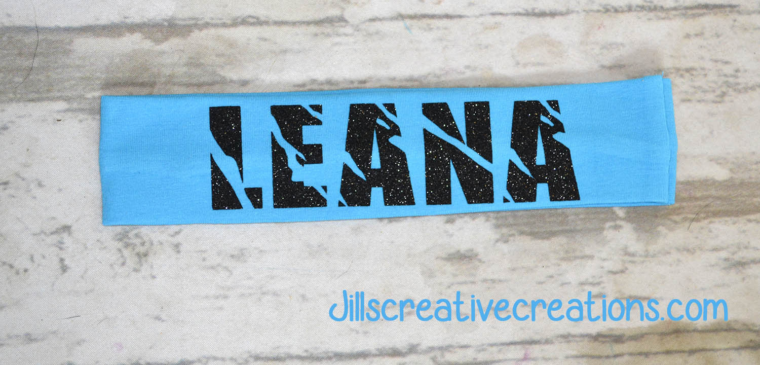 Glitter Personalized Headband