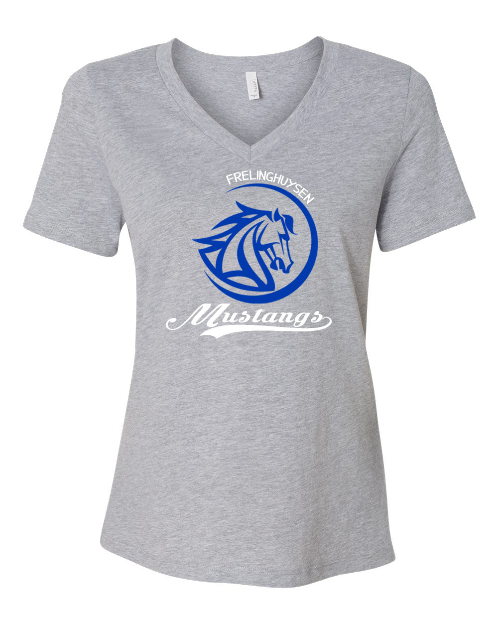 Mustangs Design 10 V-neck T-Shirt