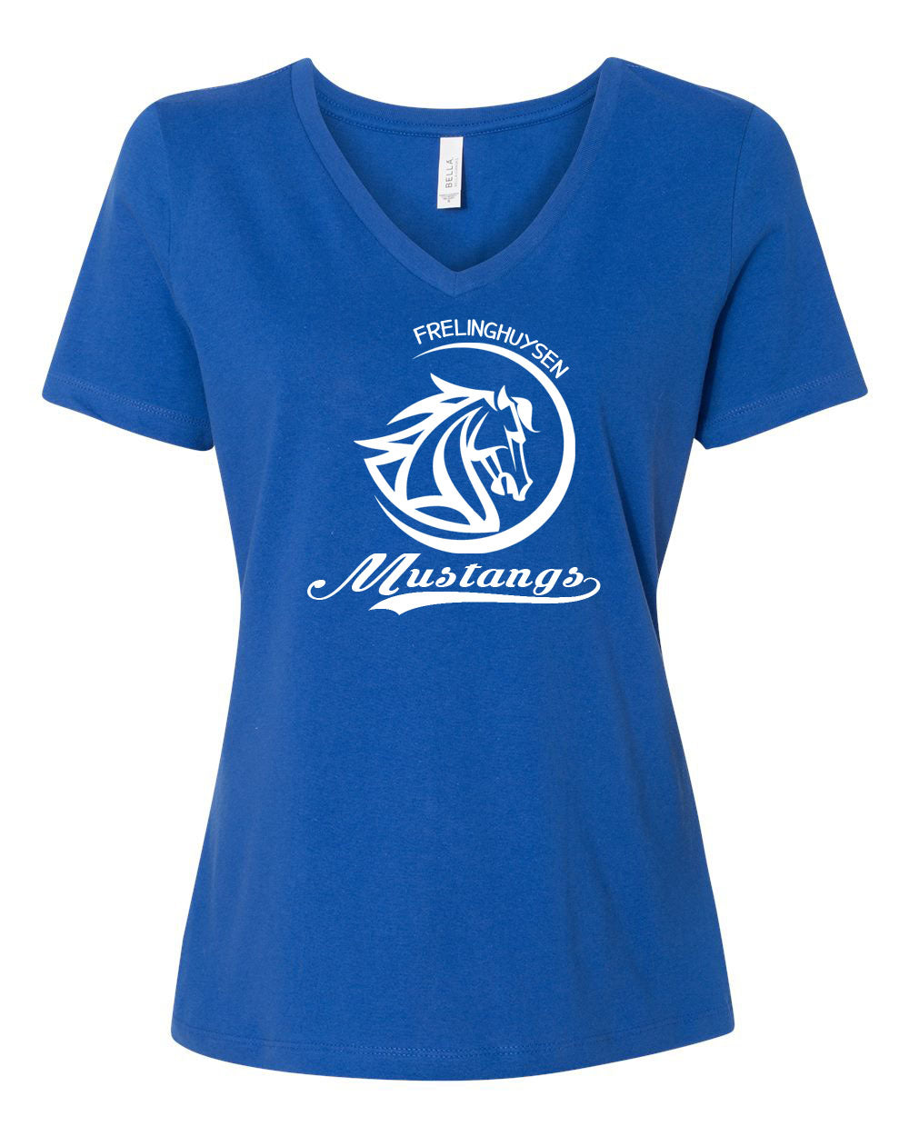 Mustangs Design 10 V-neck T-Shirt
