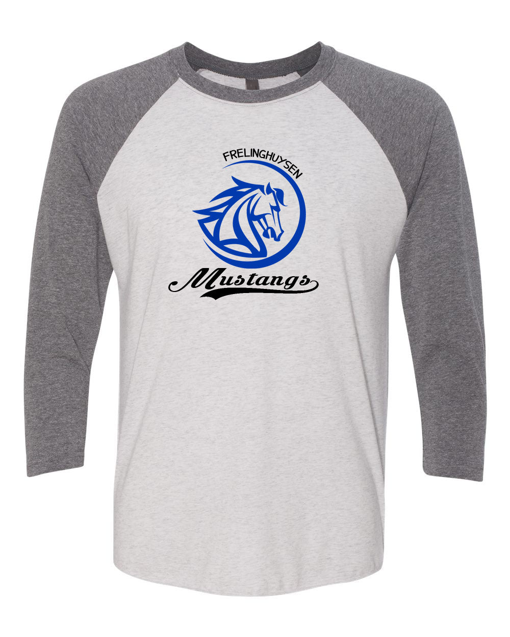 Mustangs design 10 raglan shirt