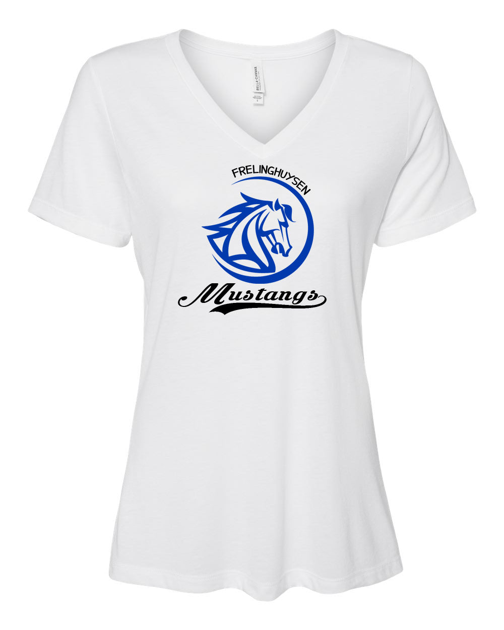 Mustangs Design 10 V-neck T-Shirt