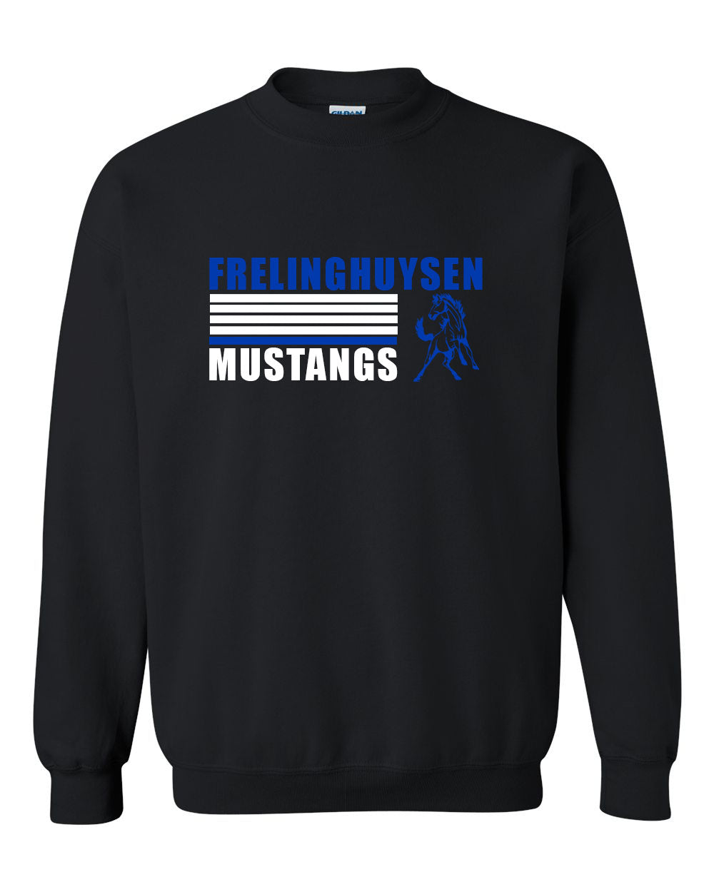 Mustangs design 8 non hooded sweatshirt