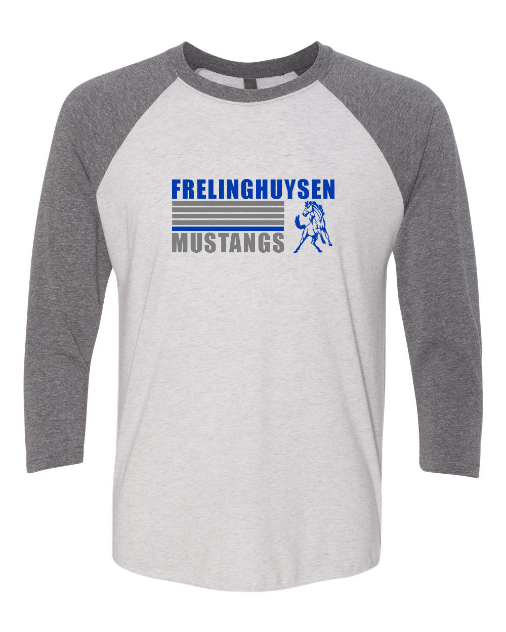Mustangs design 8 raglan shirt