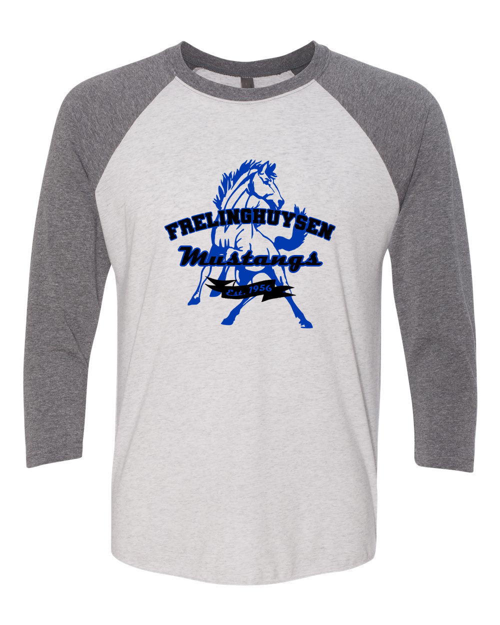 Mustangs design 9 raglan shirt