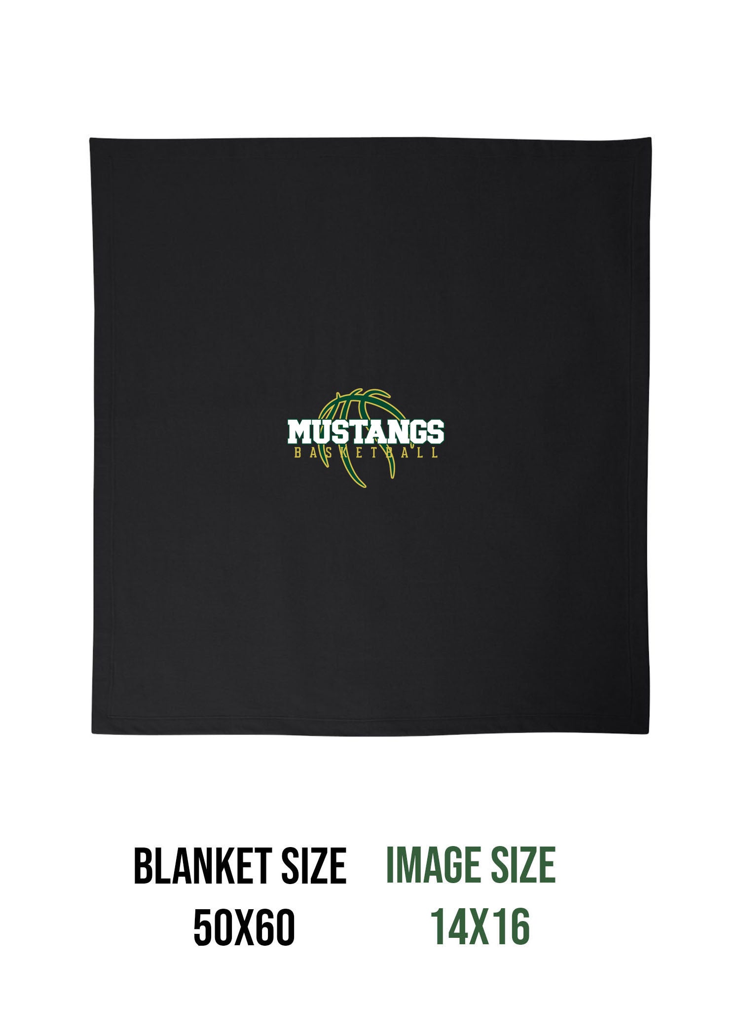 Green Hills Basketball Design 5 Blanket