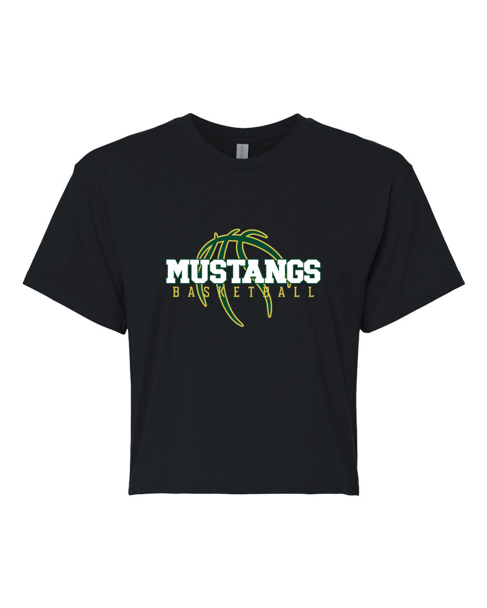 Green Hills Basketball design 5 Crop Top