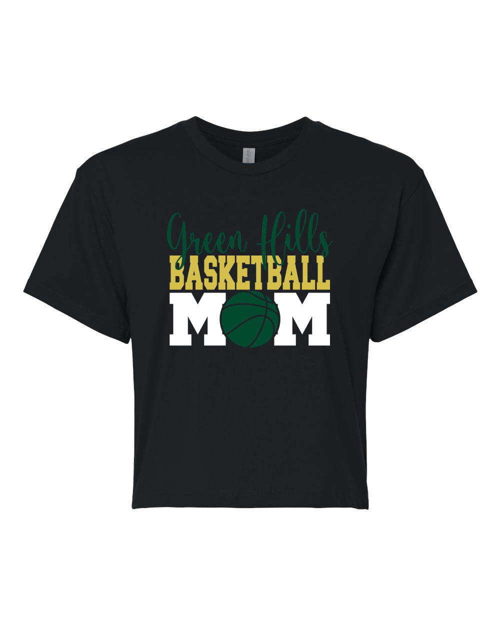 Green Hills Basketball design 1 Crop Top