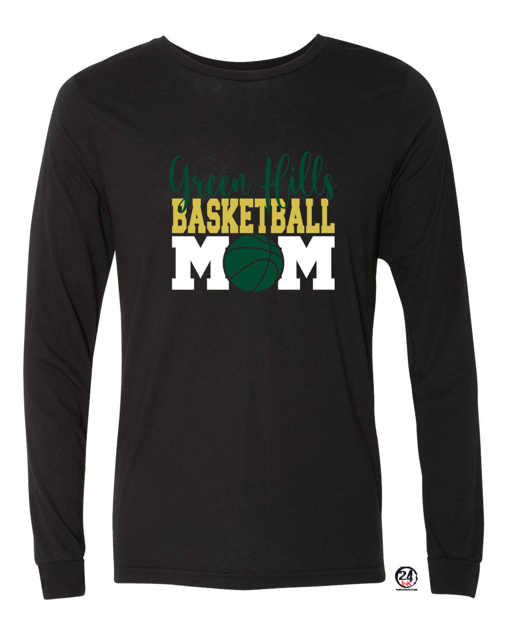 Green Hills Basketball design 1 Long Sleeve Shirt