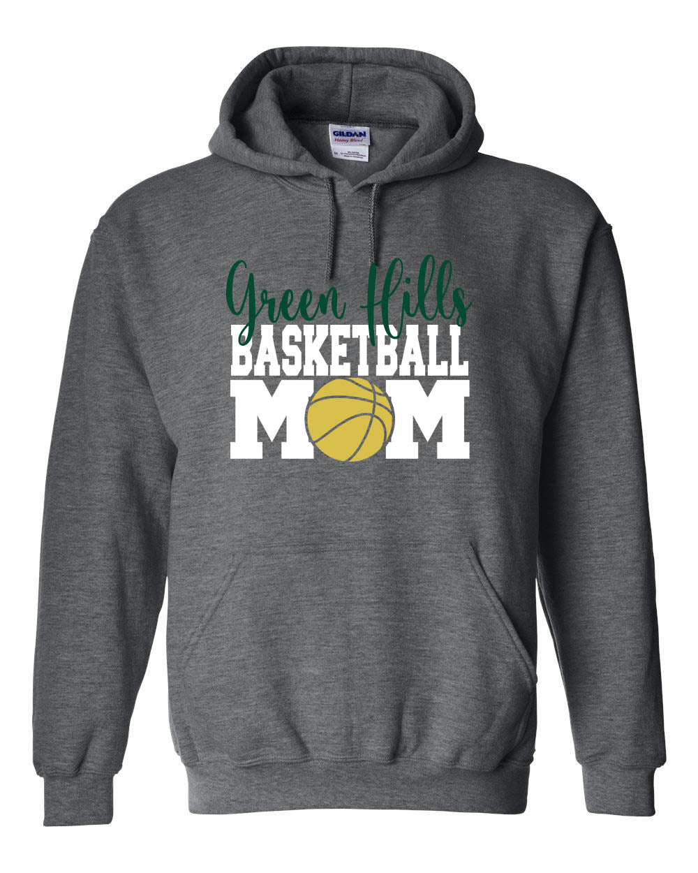 Green Hills Basketball Design 1 Hooded Sweatshirt