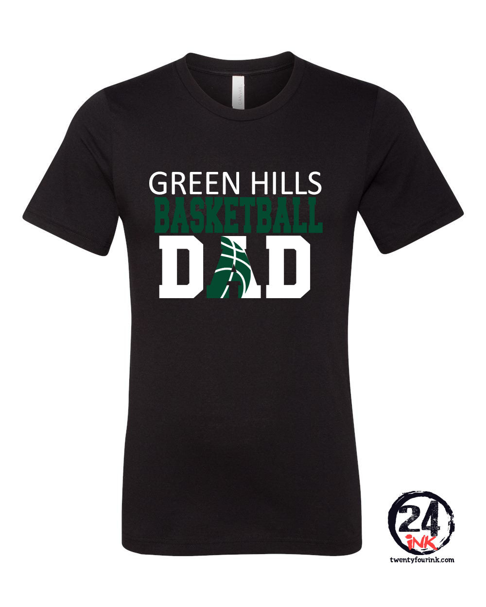 Green Hills Basketball Design 2 T-Shirt