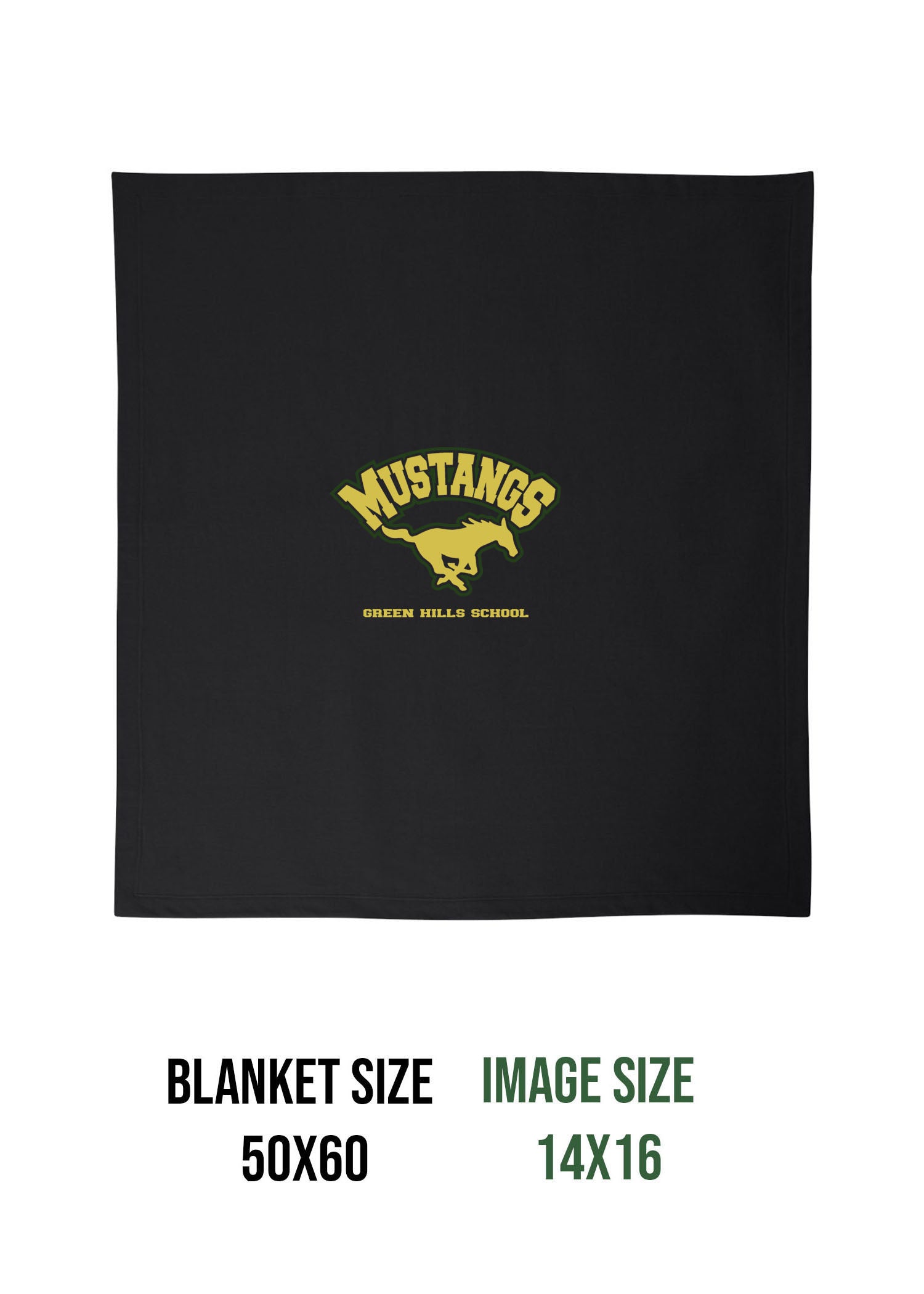 Green Hills Design 1 Blanket