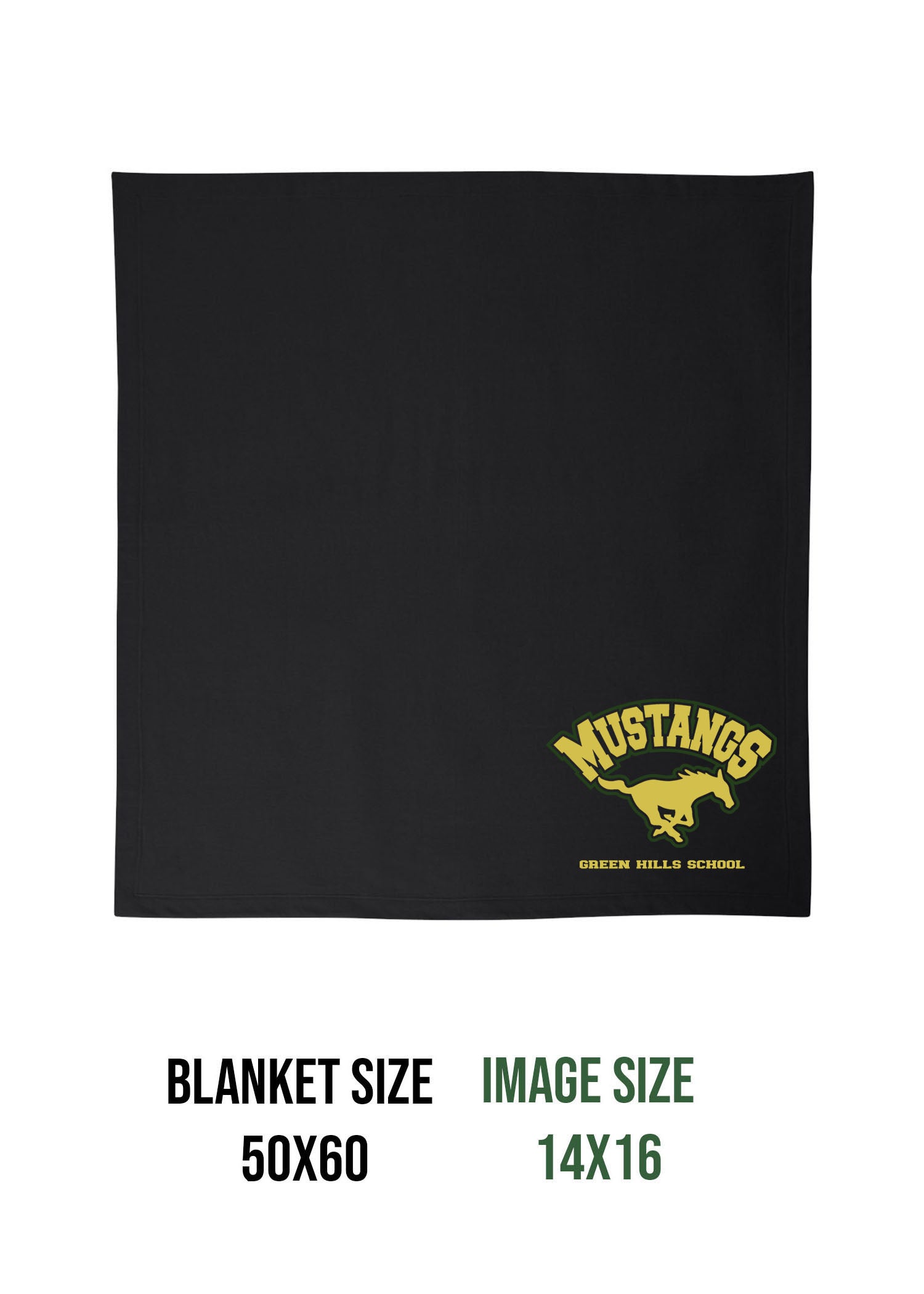 Green Hills Design 1 Blanket