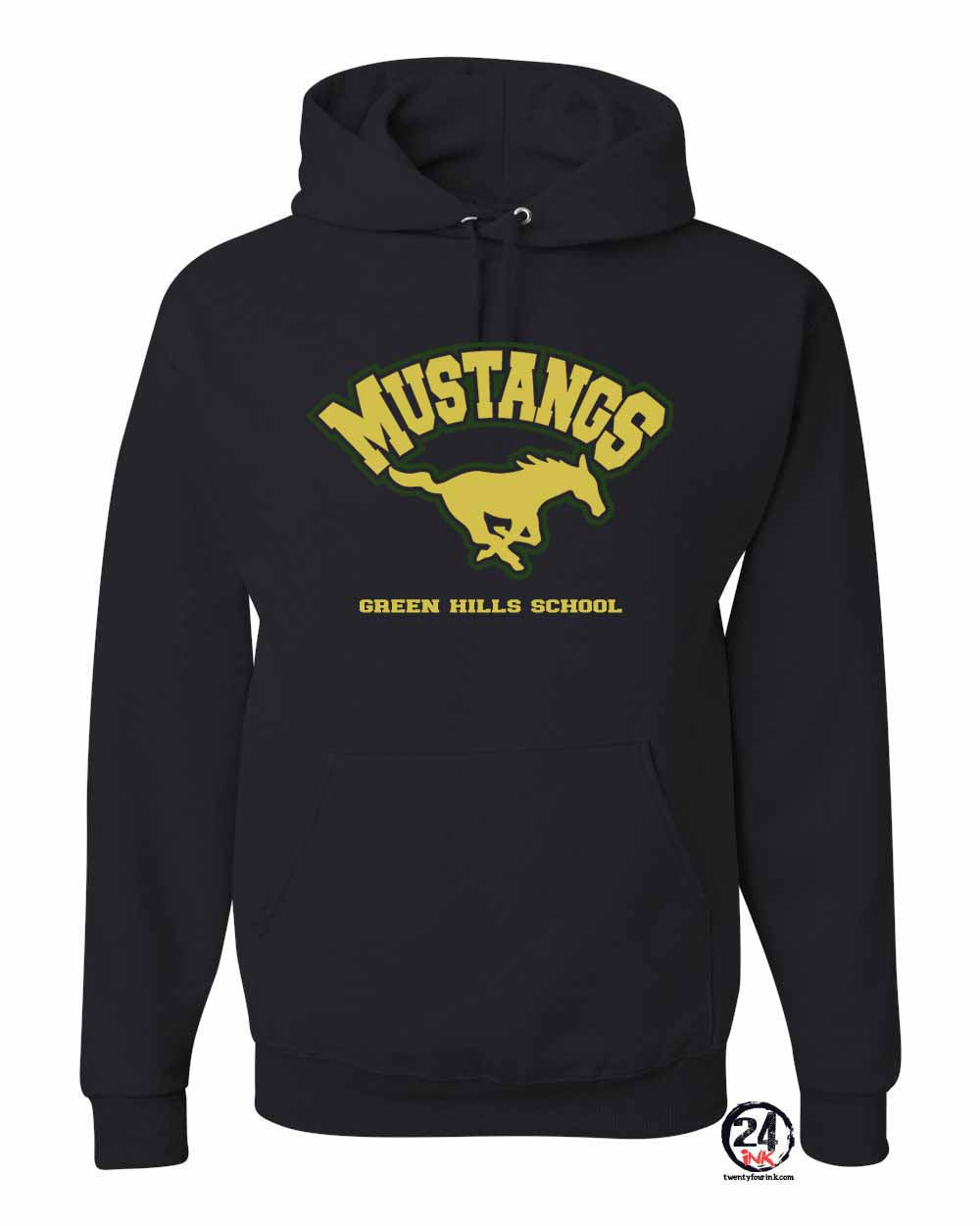 Green Hills Design 1 Hooded Sweatshirt