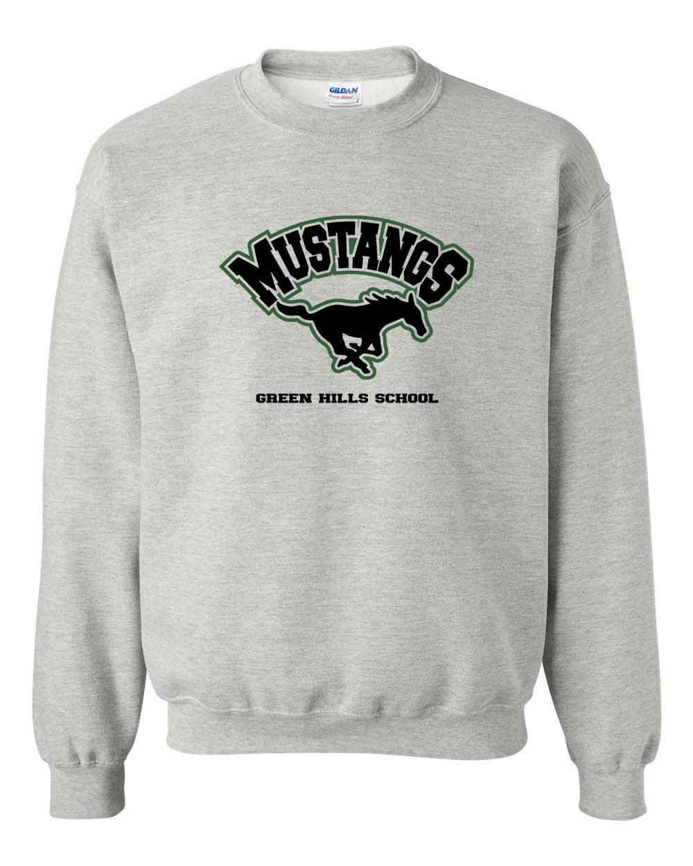 Green Hills Design 1 non hooded sweatshirt