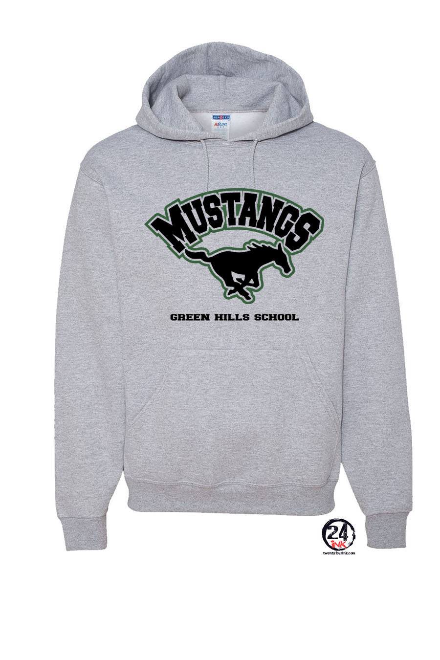 Green Hills Design 1 Hooded Sweatshirt