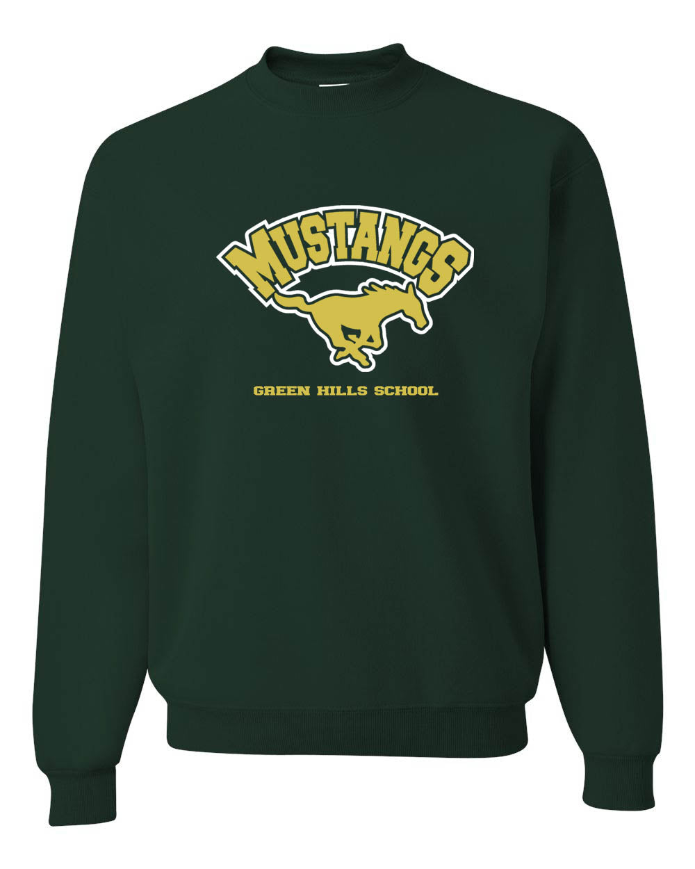 Green Hills Design 1 non hooded sweatshirt