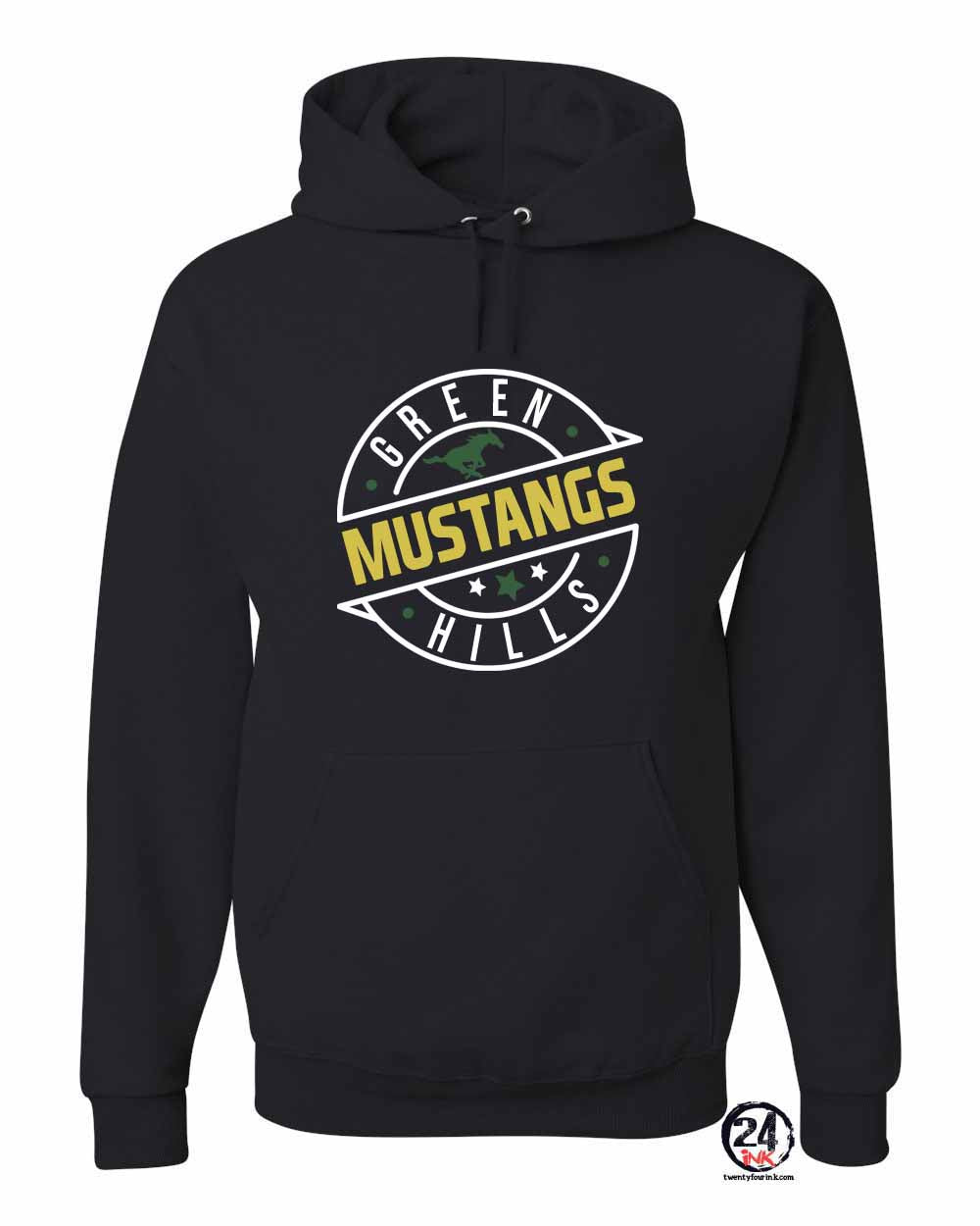 Green Hills Design 2 Hooded Sweatshirt