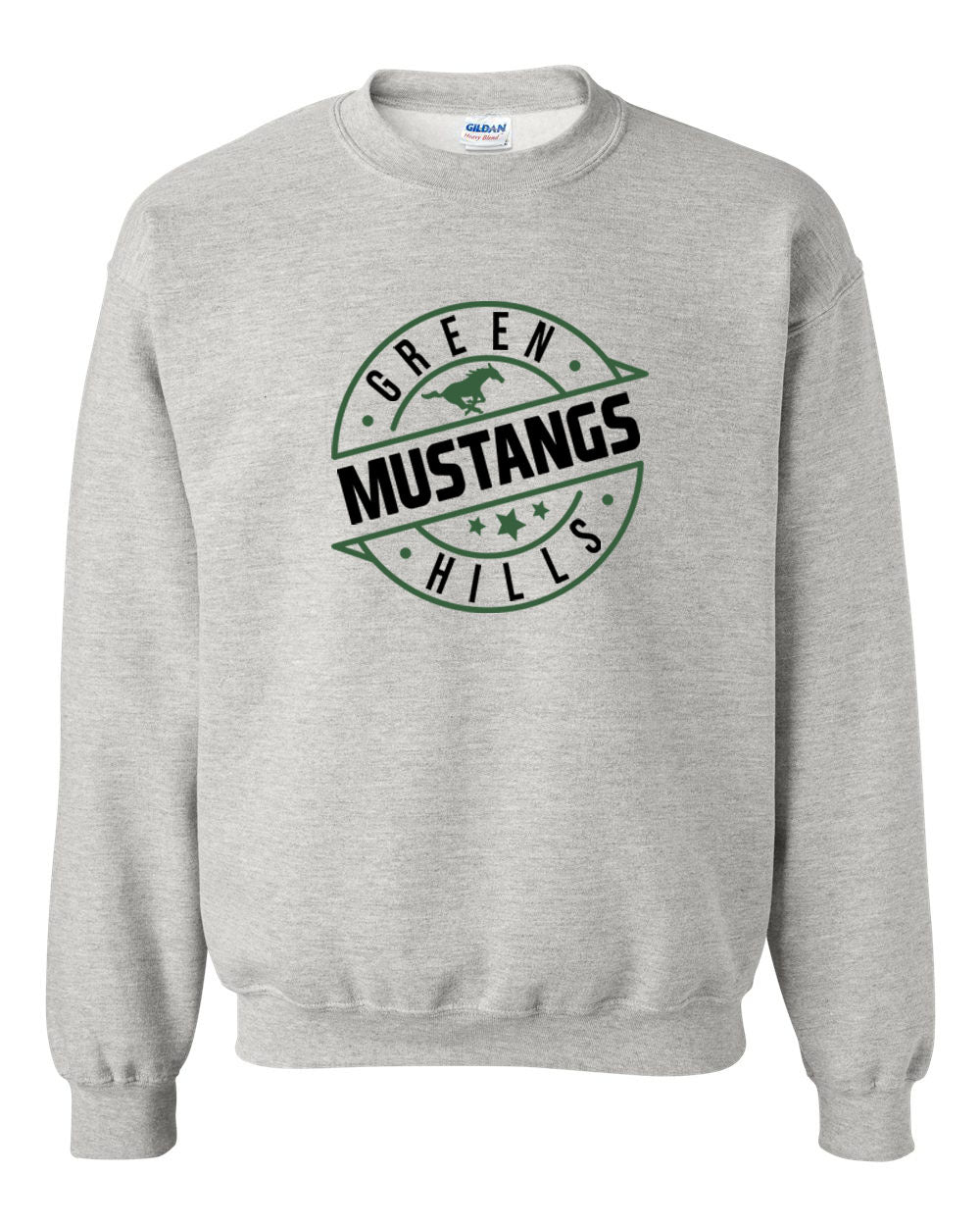 Green Hills Design 2 non hooded sweatshirt