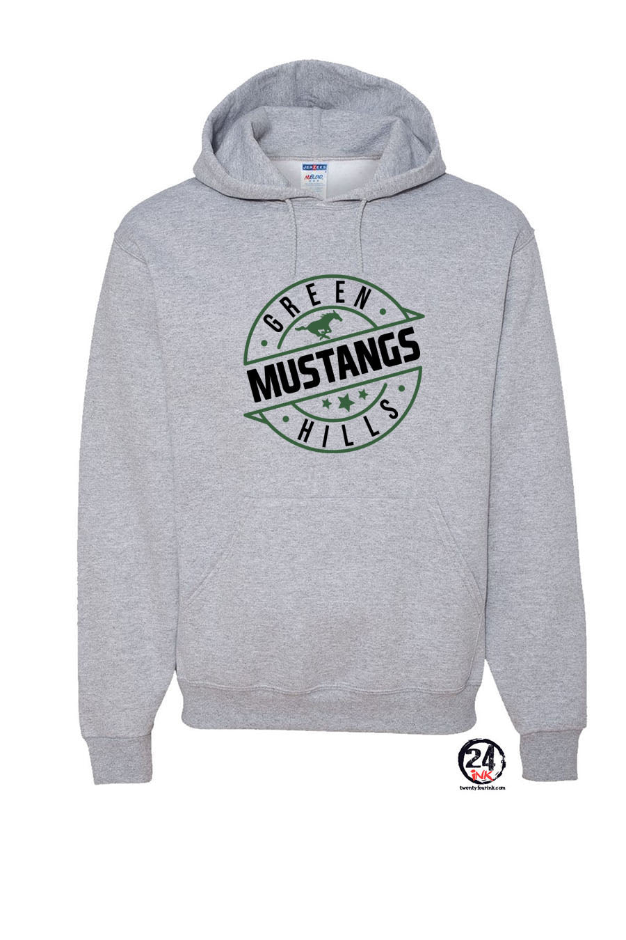 Green Hills Design 2 Hooded Sweatshirt