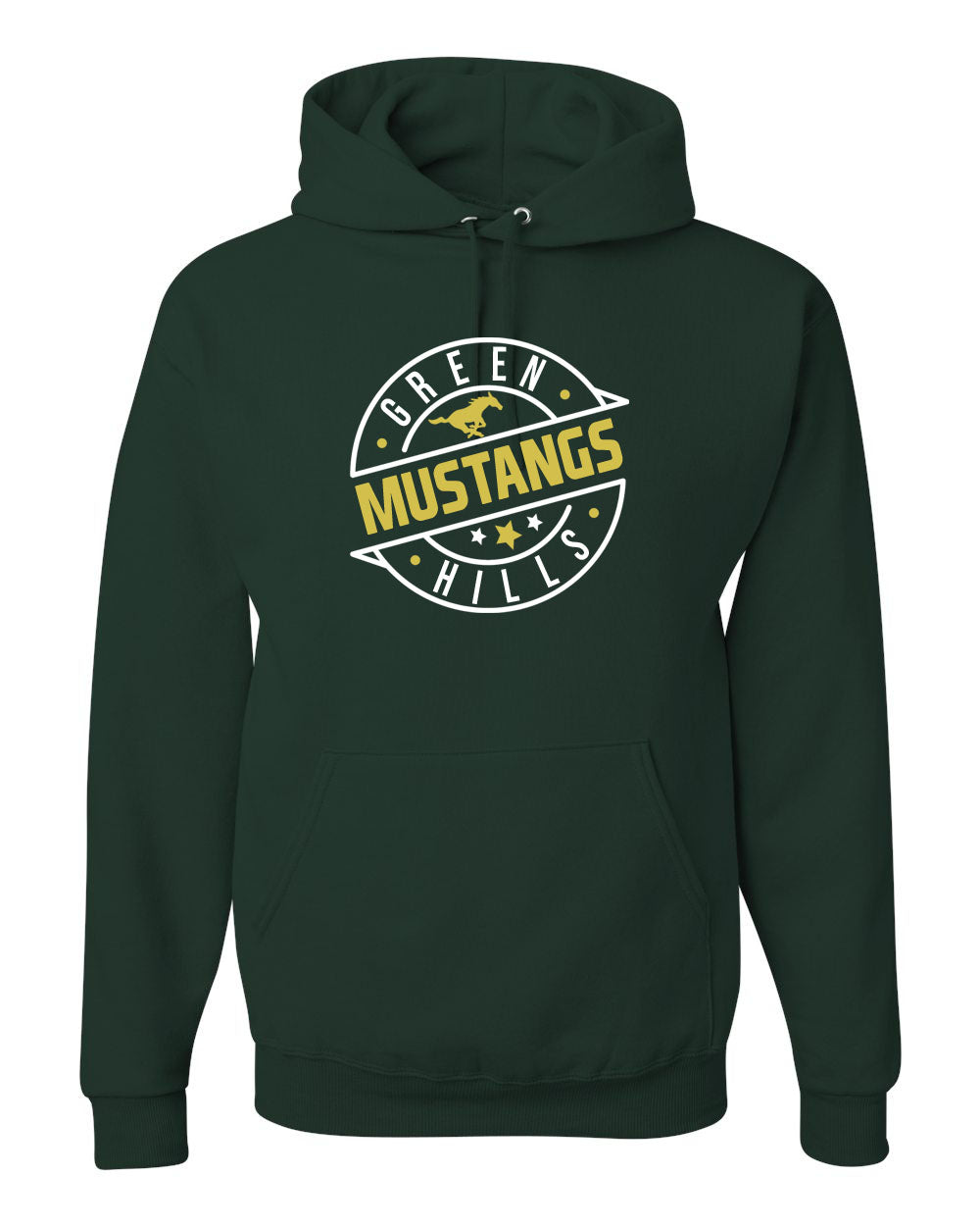 Green Hills Design 2 Hooded Sweatshirt