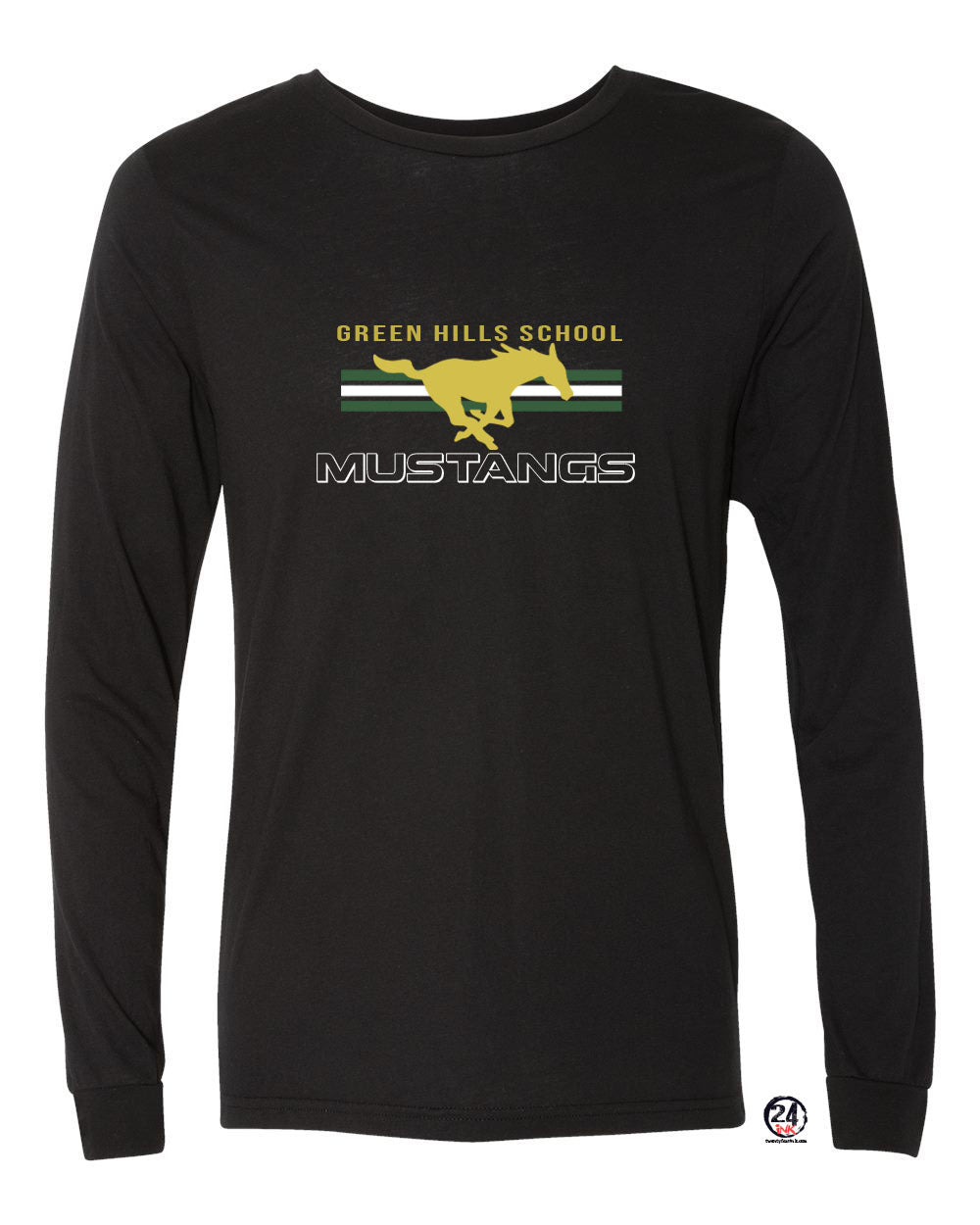 Green Hills design 3 Long Sleeve Shirt