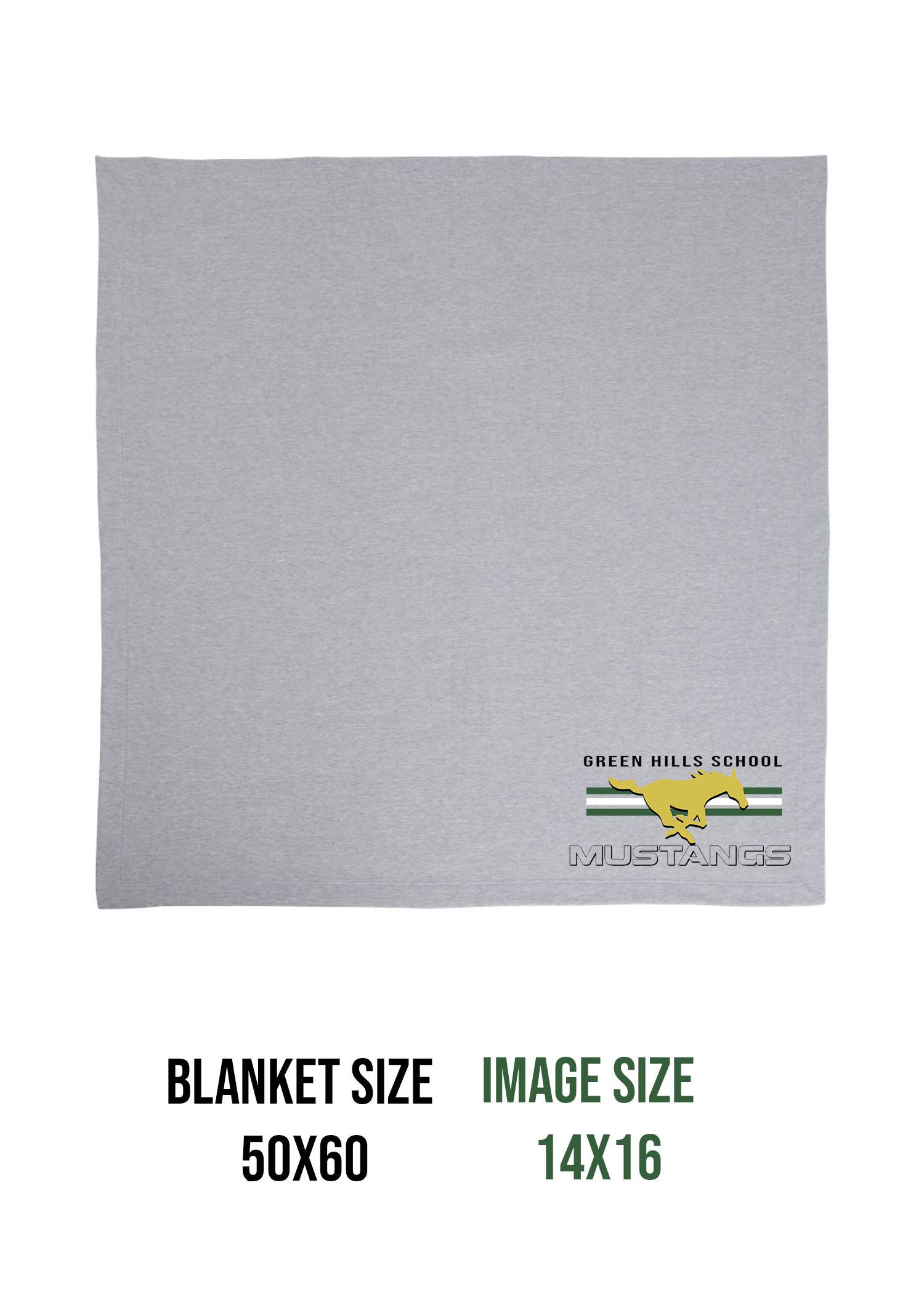 Green Hills Design 3 Blanket