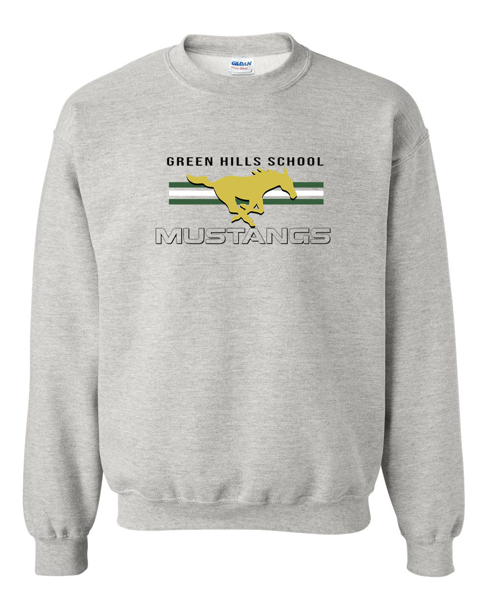 Green Hills Design 3 non hooded sweatshirt
