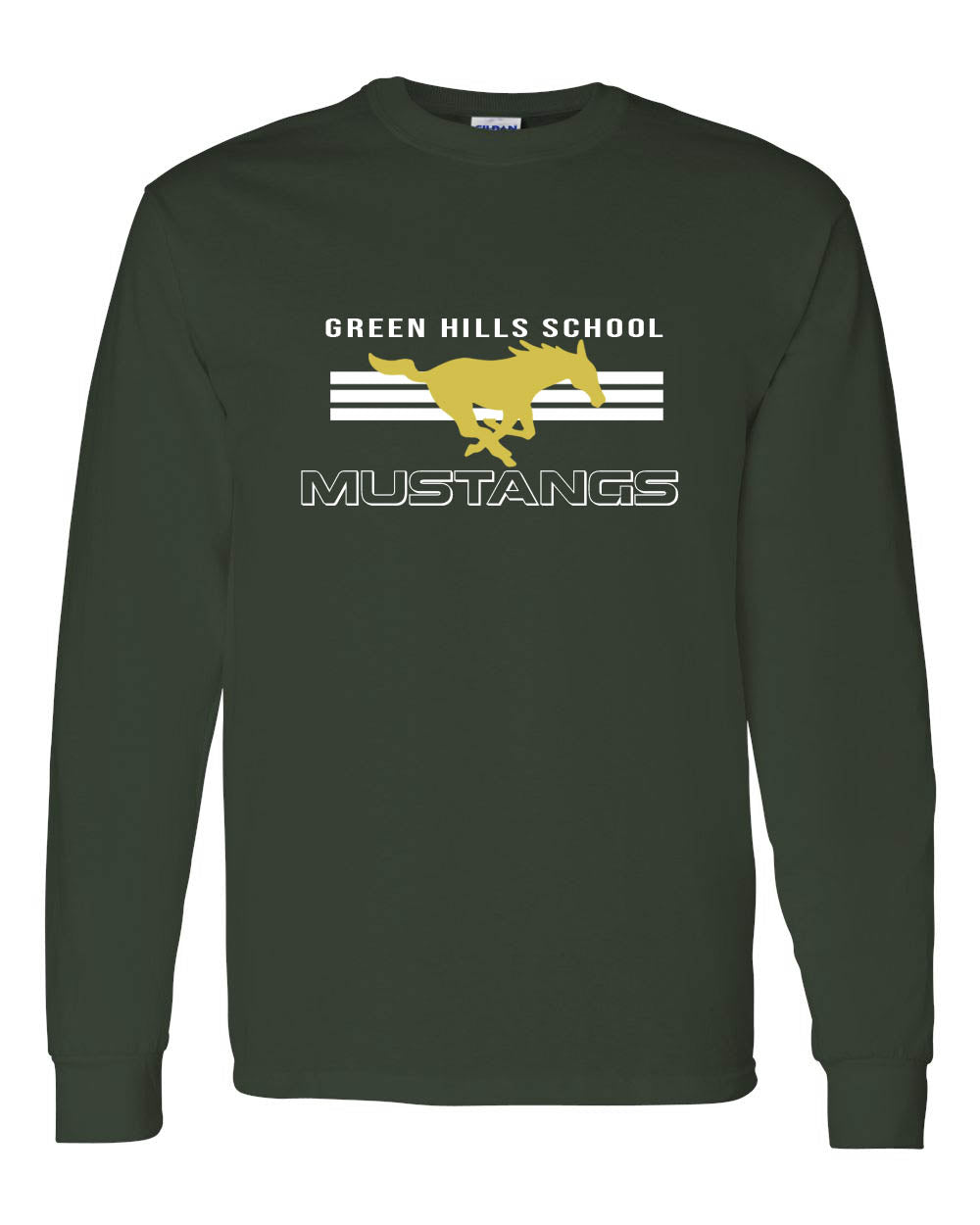 Green Hills design 3 Long Sleeve Shirt