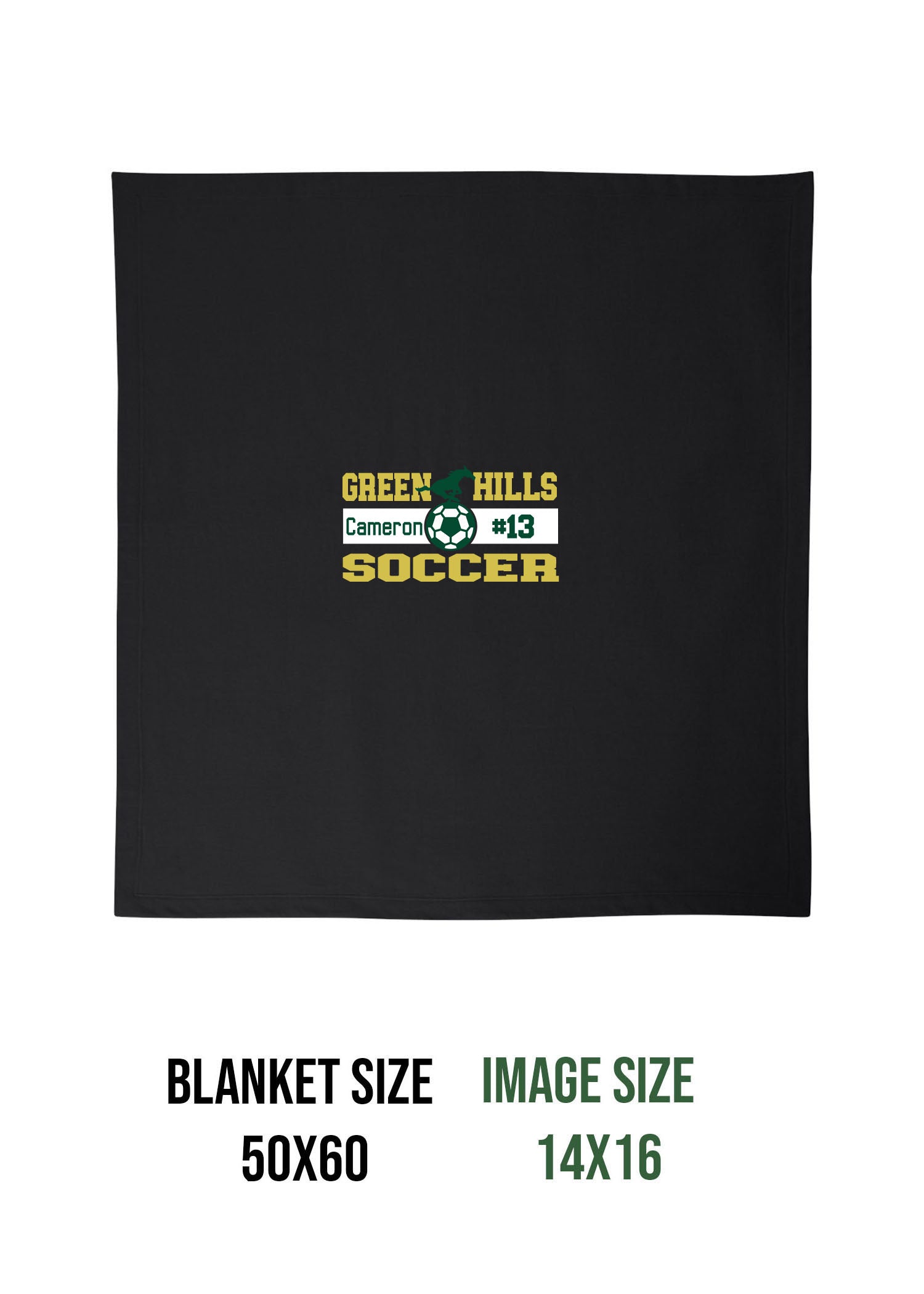 Green Hills Design 2 Blanket