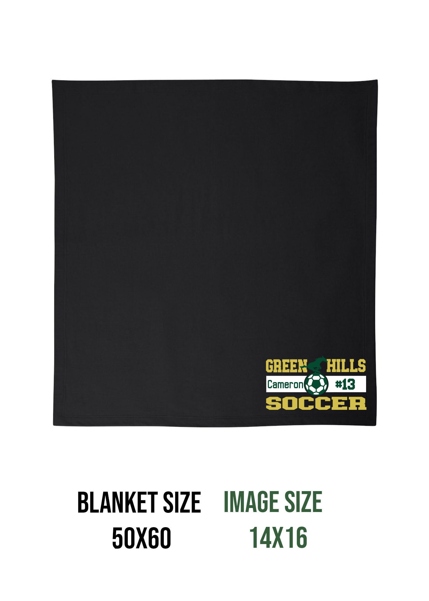 Green Hills Design 2 Blanket