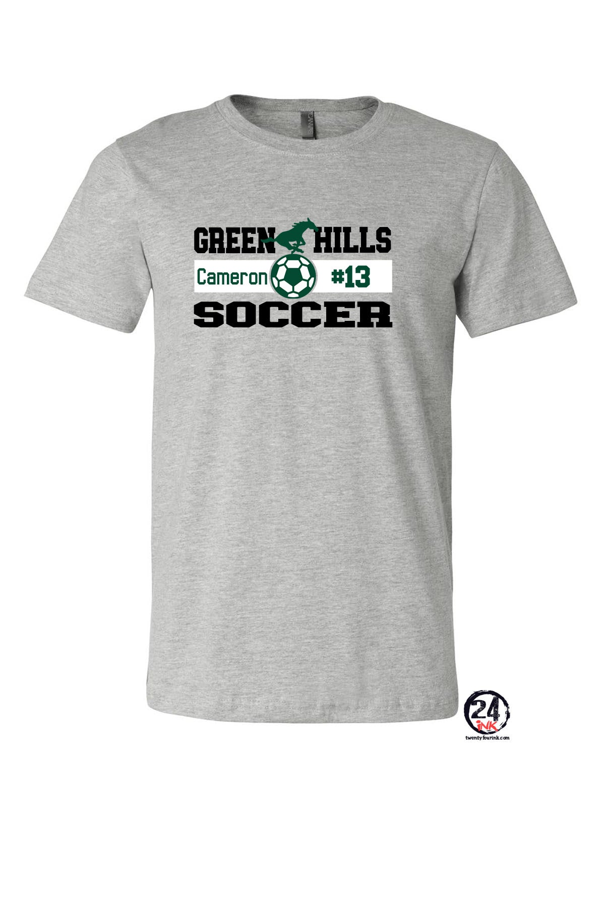 Green Hills Soccer Design 2 T-Shirt