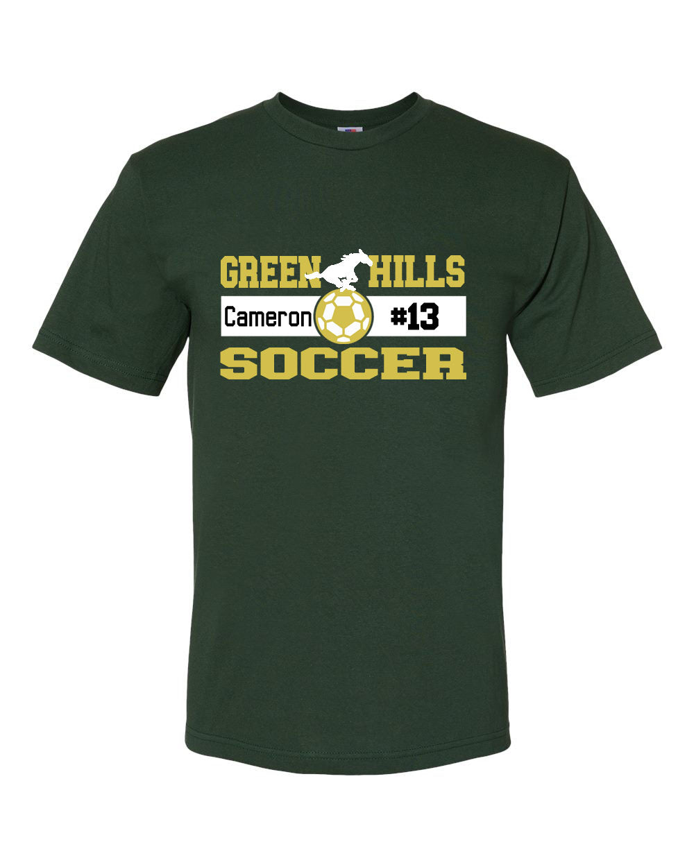 Green Hills Soccer Design 2 T-Shirt