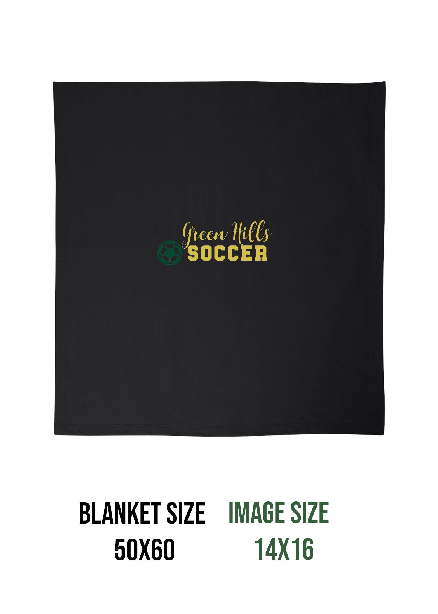 Green Hills Design 3 Blanket